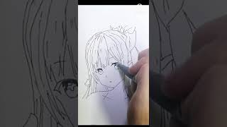 Anime Girl Speed Drawing Shorts