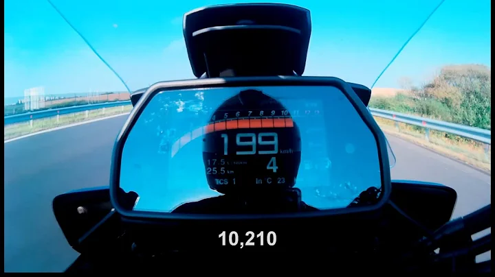 Tracer 900 GT 0-100, 0-200, top speed, brake test