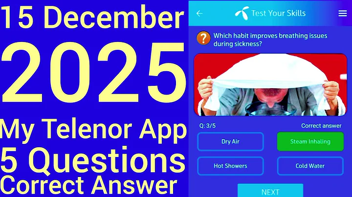 15 December 2025 Monday | My Telenor App Today Questions & Answers | Today Telenor Answer