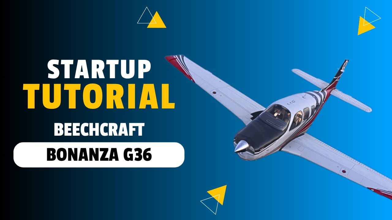 Beechcraft Bonanza G36 Cold & Dark Startup Made Easy | MSFS 2024 Tutorial
