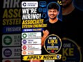 🚀 American Chase Hiring Freshers | Associate System Engineer | 2024-2026 Batch Eligible
