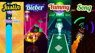 Yummy - Justin Bieber -Magic Tiles Vs Beat Blader 3D Vs Tiles Hop Vs Smash Color 3D screenshot 5