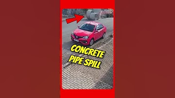 🔴 Catastrophic Concrete Pipe Spill 🚚