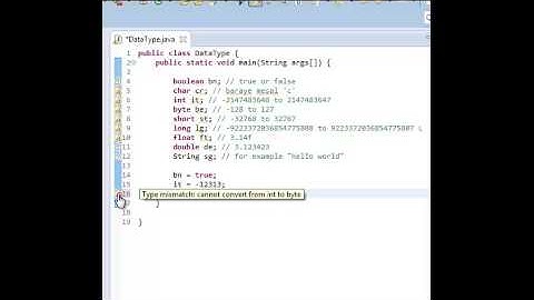 Java tutorial video 3 (نوع داده ها در جاوا)