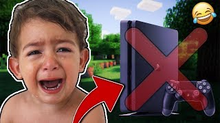 JE TROLL UN KIKOO ET IL CASSE SA PS4 !! A VOIR MDR !! Troll Minecraft kikoo | MINECRAFT PS4