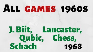 Игры 1968 games короткие обзоры rewievs: J.Biit, Lancaster, Qubic, Chess, Schach