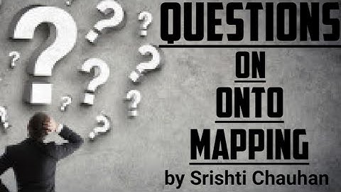 Questions on onto mapping || Functions || by Srishti Chauhan