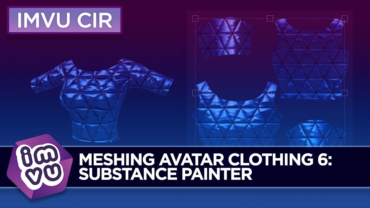 Meshing Avatar Clothing 6 - Substance Painter