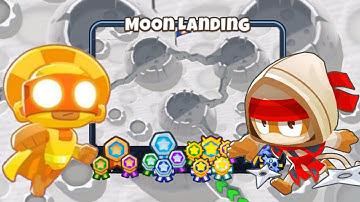 MOON LANDING - Magic Monkeys Only Walkthrough | Bloons TD6 |