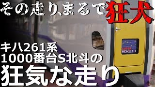 【タービン音萌え】キハ261系1000番台Ｓ北斗の野性味あふれる豪快加速で昇天(;´∀｀)