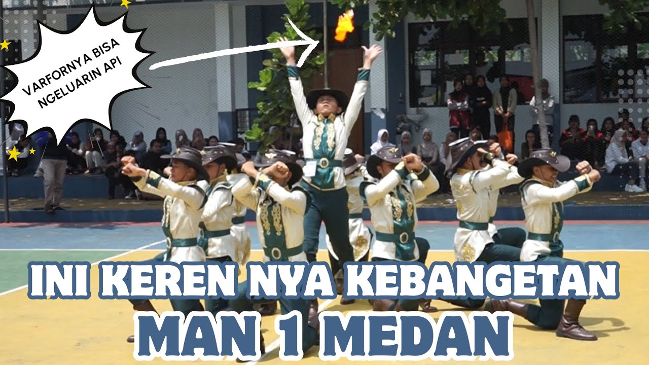 PENAMPILAN VARFOR YANG SPEKTAKULER - PASKIBRA MAN 1 MEDAN - LKBB FLUTTER SMAN 2 CIANJUR
