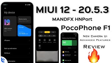 Poco F1 - MIUI 12 MANDFX 20.5.3 by HNPort | MIUI 12 20.5.3 for Poco F1 | MIUI 12 on PocoPhone F1