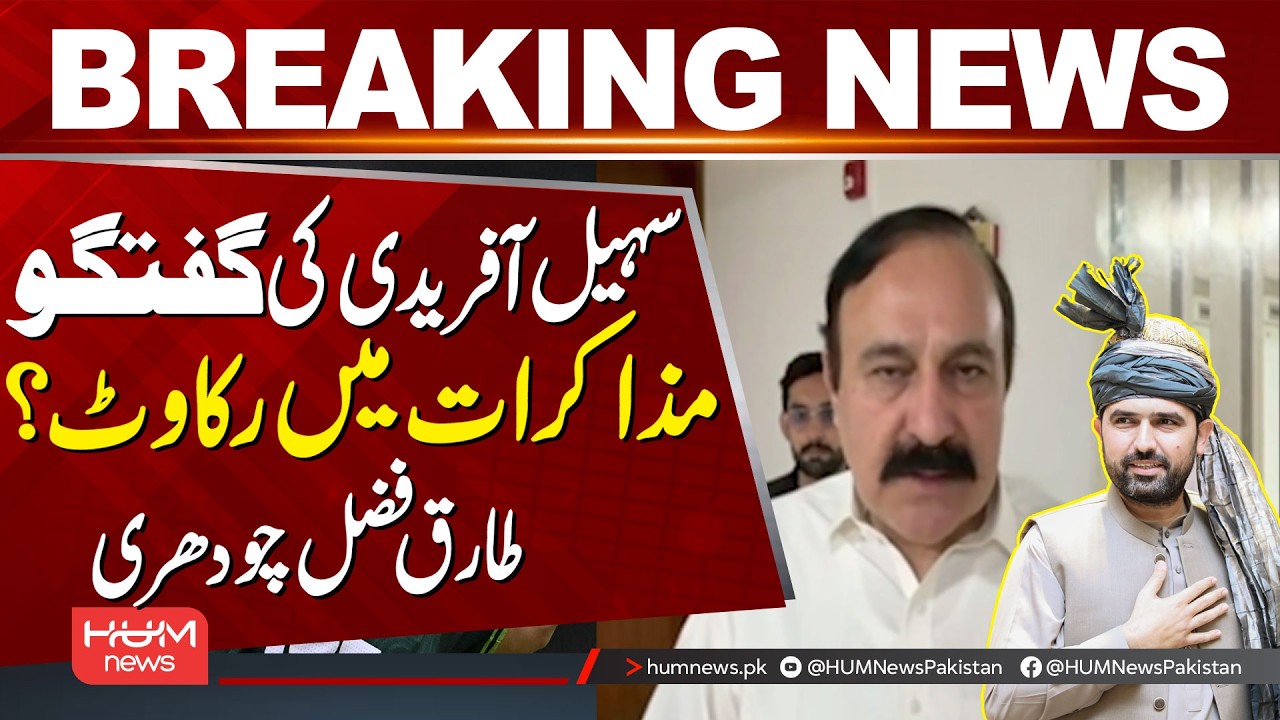Sohail Afridi's Statement Creates Hurdles in Talks? | Tariq Fazal Chaudhry | Hum News | Pakistan