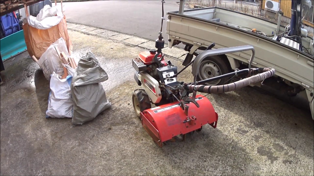 RYOBI K軽スタ❗️ 耕運機なんちゃって「リフレッシュ❗️」ガンダム⁉️ ボロボロの耕運機を買って来ました( ・ิω・ิ)g - YouTube