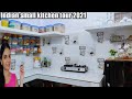 How to organise my updated new non modular kitchen/Indian small kitchen tour 2021