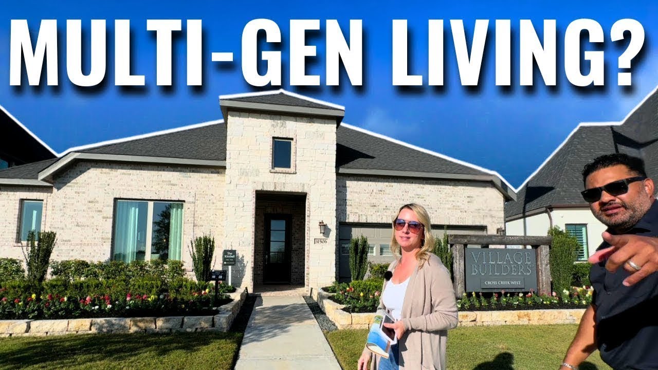 GORGEOUS Multi-Generational Living Homes near HOUSTON [Fulshear Texas Cross Creek West]