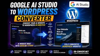 GOOGLE AI STUDIO TO WORDPRESS CONVERTER TOOL | Convert AI Websites to WordPress In 5 minutes