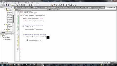 018 Unity 3d : How to make your Gun Apply Damage to objects  (C Sharp ) - Part 1 - 7