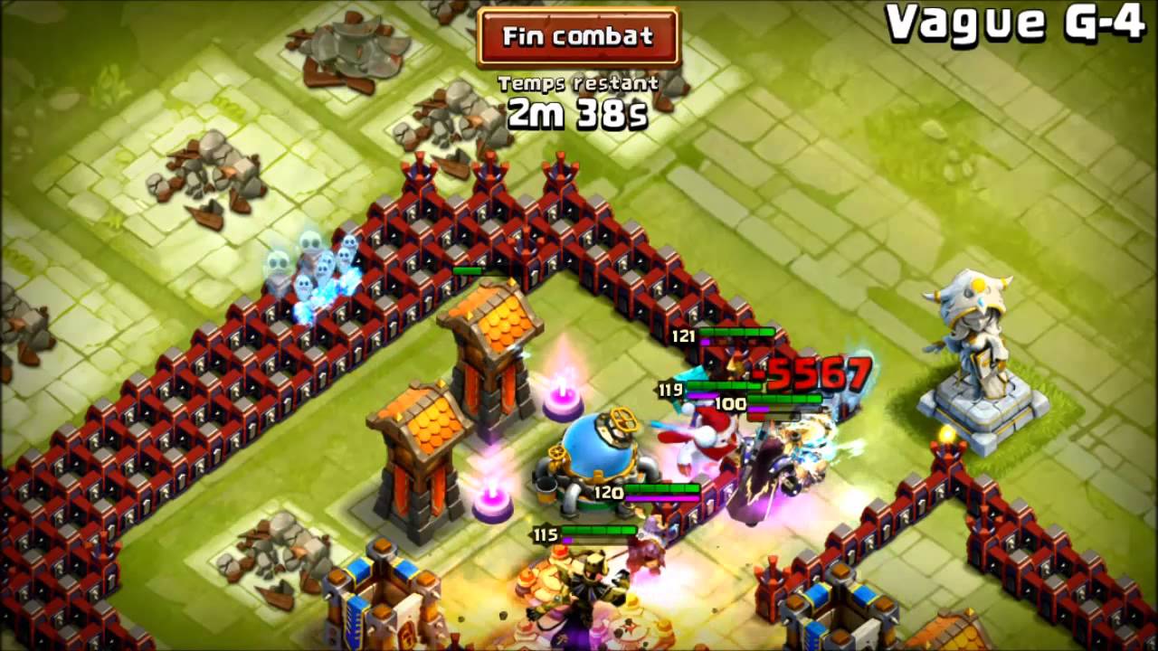 [FR] Castle Clash Vague G HDV 17 ! Bond en puissance ! YouTube