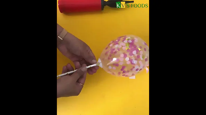Confetti Balloon Tutorial | How to use Cake Topper |  #shorts #homebaker #cakedecorating #cake