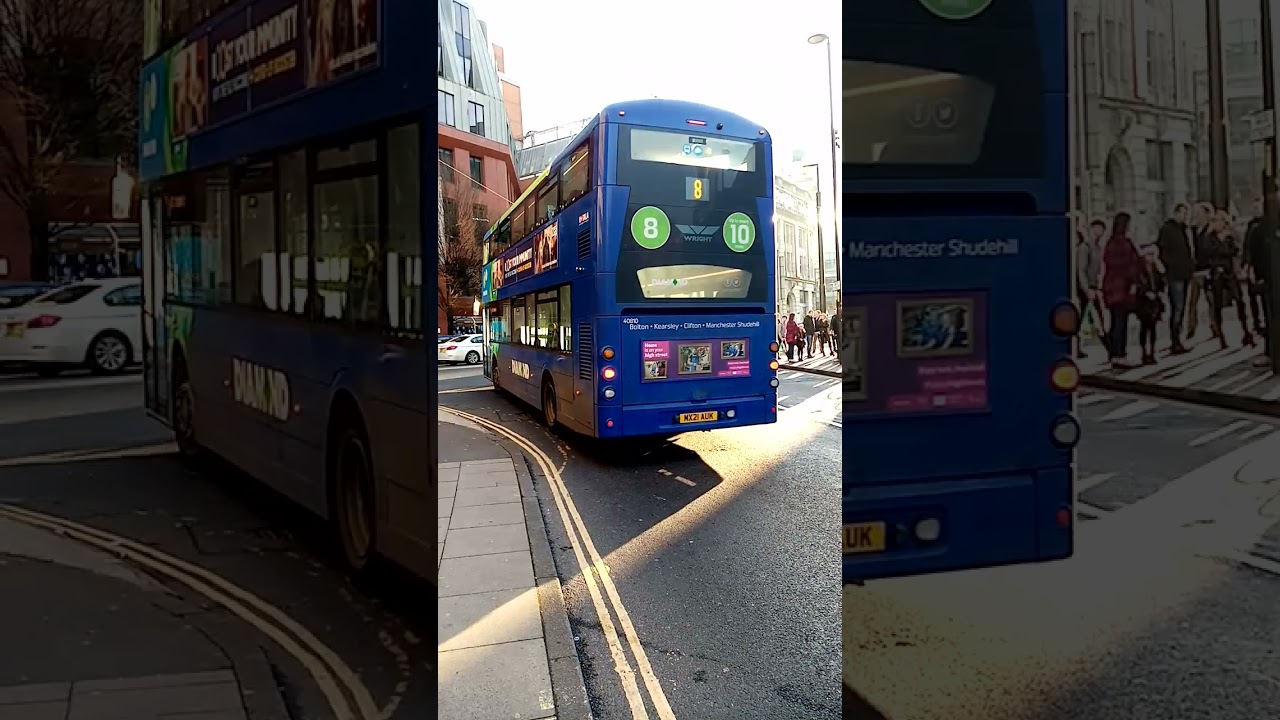 Diamond Bus Service & Gonorthwest Manchester Victoria Railway Station England UK 2021