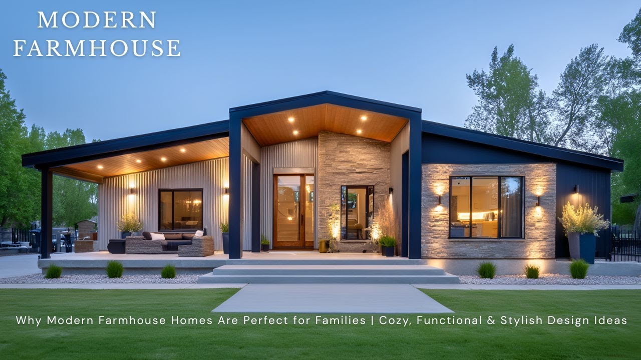 Modern Farmhouse Design Ideas for Families | Cozy Luxury Homes with Timeless Comfort