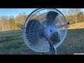 Comfort Zone Pedestal Fan Destruction