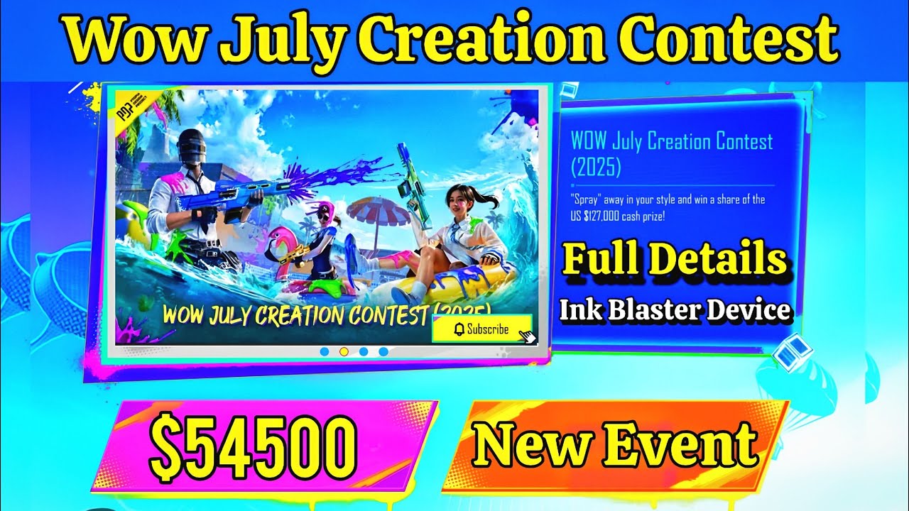 How To Make Wow July Creation | Wow July Creation Contest PUBG MOBILE | RANGBAZ YT