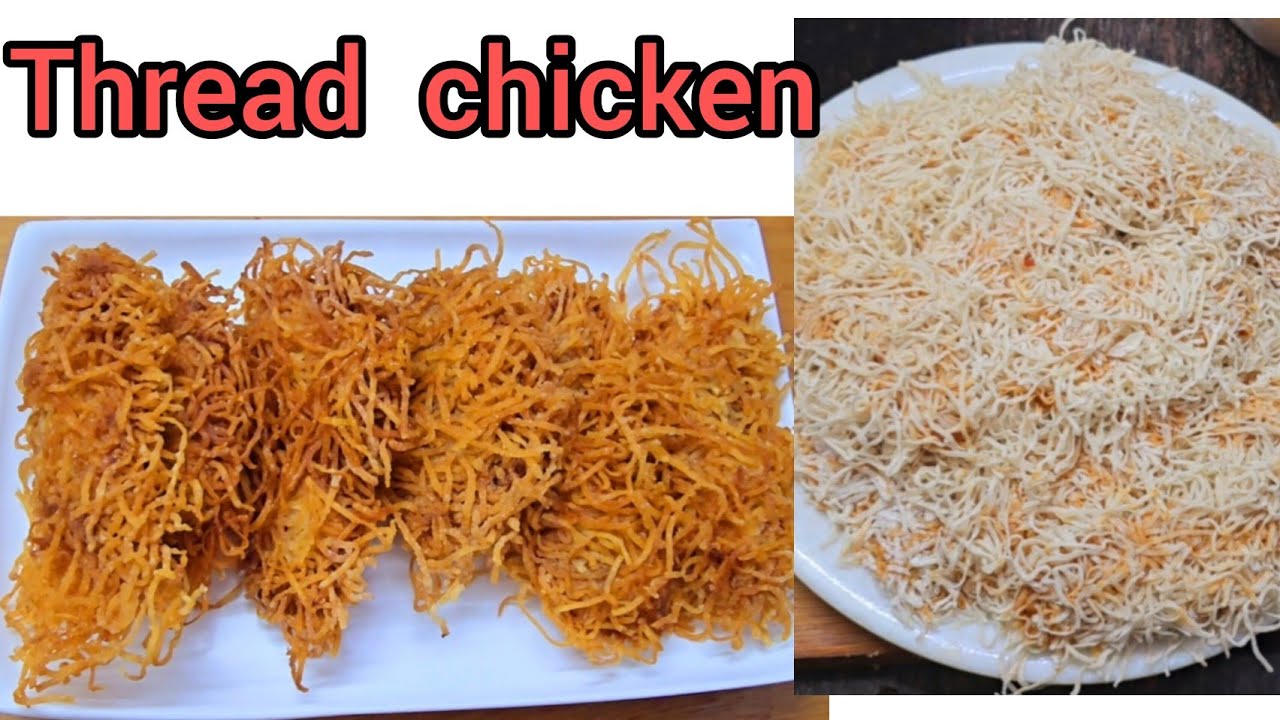 Thread chicken recipe |crispy Thread Chicken recipe | by Rushdas ...