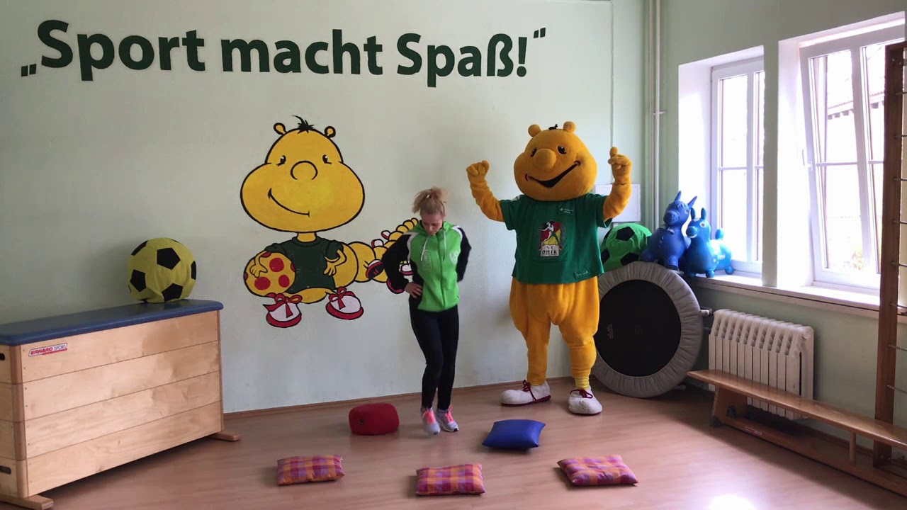 Kindersport zuhause - Fit mit Sportikus, Teil 1: Sport mit kleinen Kissen