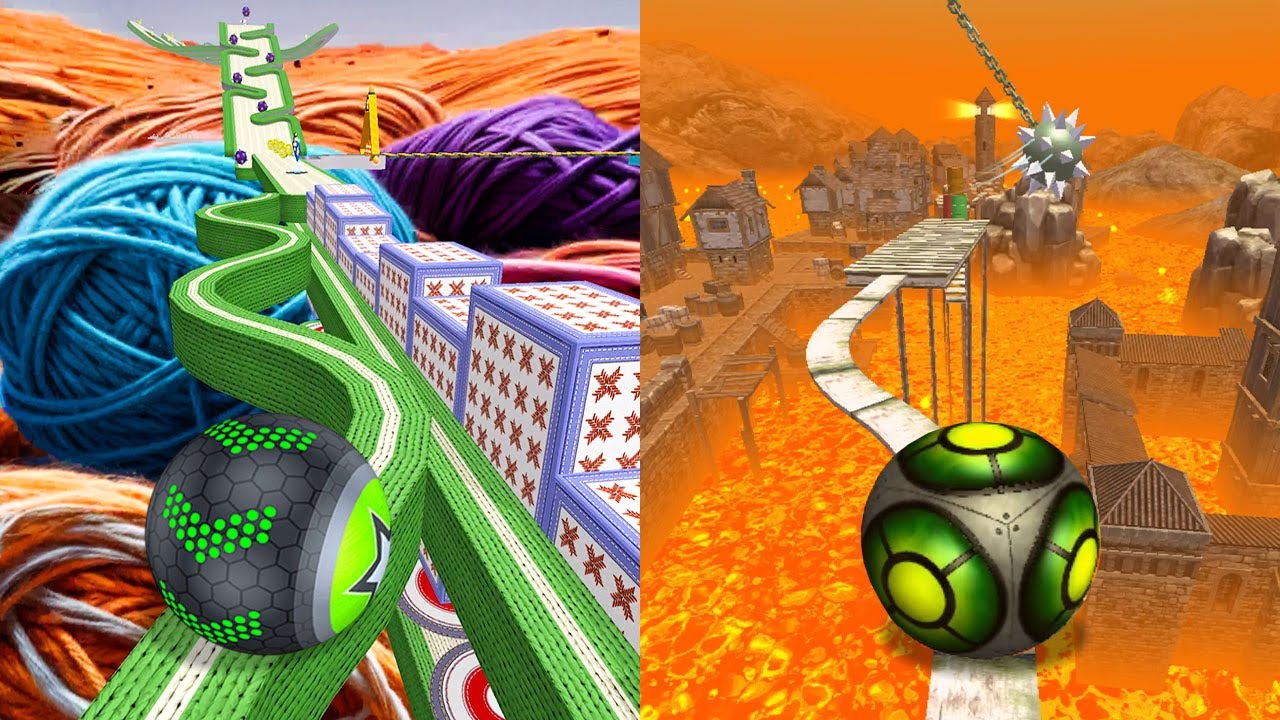 📛 Going Balls VS Rollance Adventure Ball,Temple Rolling Balls,Action Balls,Rolling Ball Sky Escape