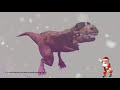 Dinosaurio bailando canciones navideñas Remix navideño