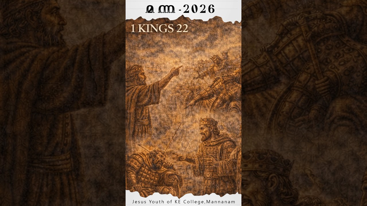വലിയ നോമ്പിലെ വിശുദ്ധ ഗ്രന്ഥതീർത്ഥാടനം , സമ്പൂർണ ബൈബിൾ പാരായണം 1 രാജാക്കന്മാർ അദ്ധ്യായം - 22
