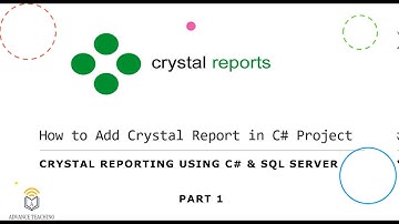 How to Add Crystal Report in C# Window Form Application (Project) in Urdu/Hindi