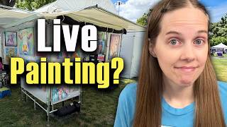 The Surprising Reality of Live Painting at Art Fairs