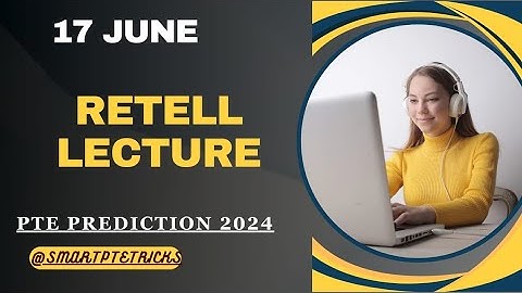 PTE RETELL LECTURE June 2024 ||  Retell lecture Templates June 2024