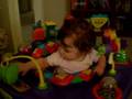 Walela and the exersaucer
