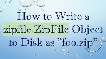 How to Write a zipfile.ZipFile Object to Disk as "foo.zip"