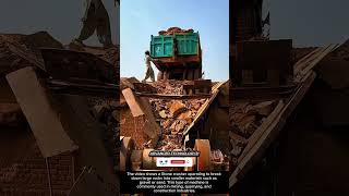 Stone Crusher Machine Turning Massive Rocks into Gravel !! #innovation #tool #machine