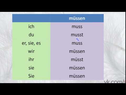 Немецкие модальные глаголы sollen и müssen