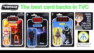 Star Wars the Vintage Collection best card backs in TVC MAKMCSWF