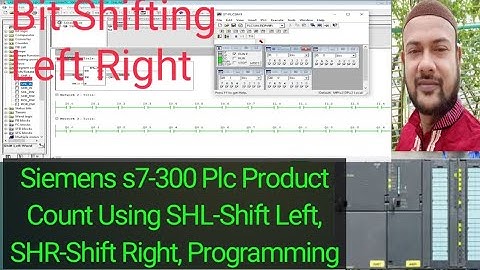 Siemens s7-300 Plc Product Count Using SHL-Shift Left, SHR-Shift Right, Programming(Simatic Manager)