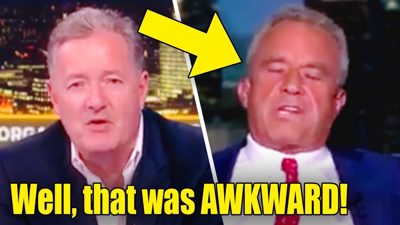 Robert F. Kennedy Jr. VISIBLY SQUIRMS as Piers Morgan PRESSES Him on Brain Worm!
