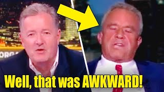 Robert F. Kennedy Jr. VISIBLY SQUIRMS as Piers Morgan PRESSES Him on Brain Worm!