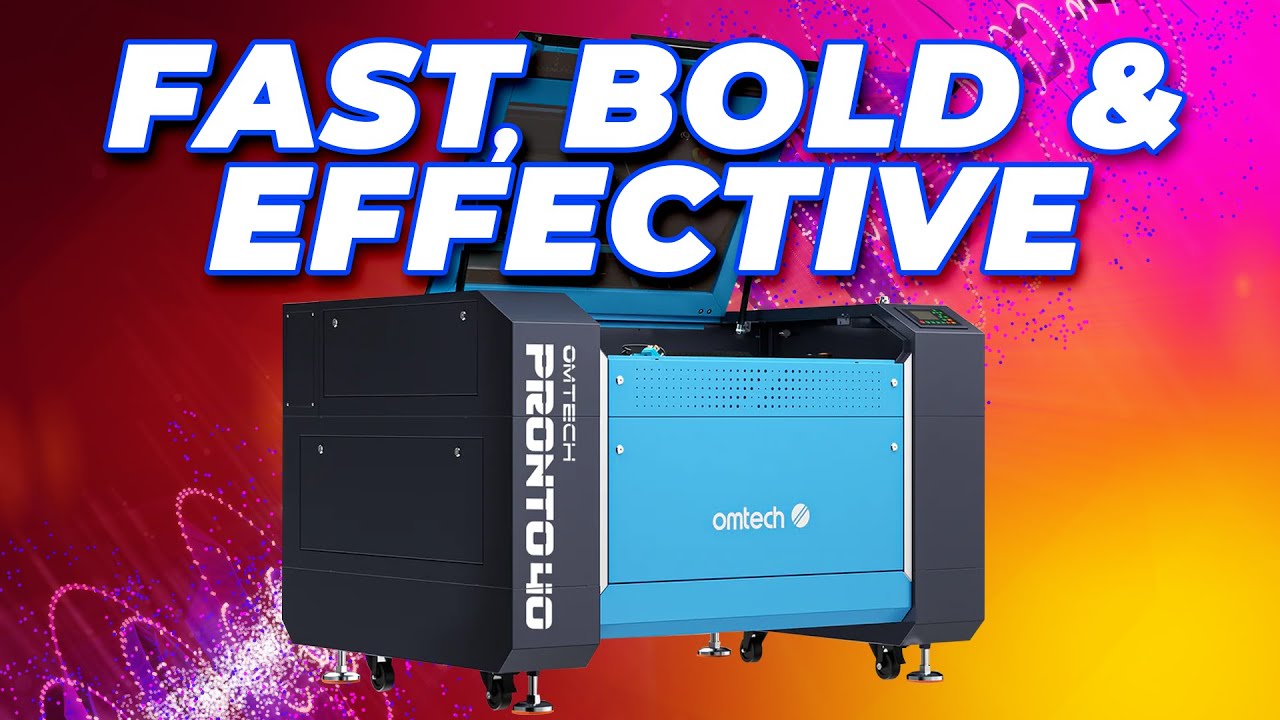 The OMTECH PRONTO 40 Laser Cutter Is Big, Bold And Very Effective 