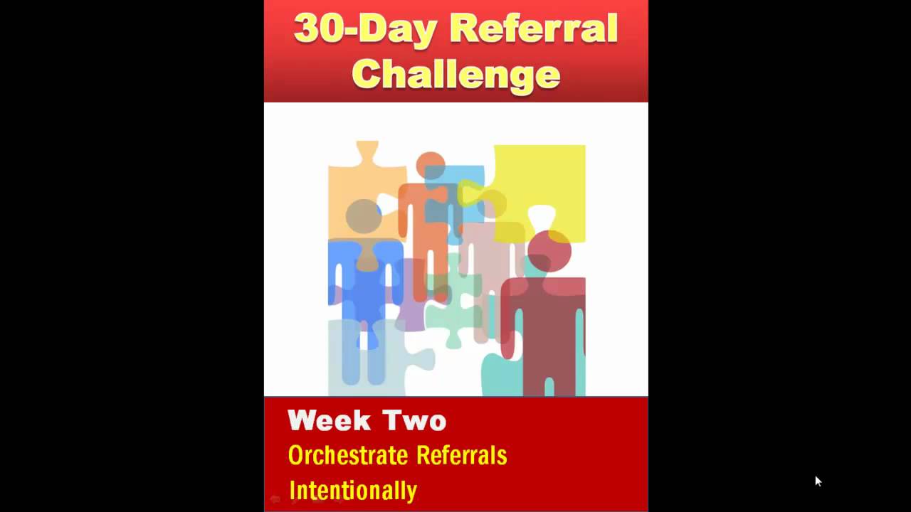 Welcome to the 30 Day Referral Challenge - Get More Real Estate Referrals and Testimonials