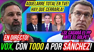 VOX NO SE ARRUGA ANTE EL GOLPE DE SÁNCHEZ. AQUELARRE EN TVE. EL PP EMPANADO. ELECCIONES CATALANAS.