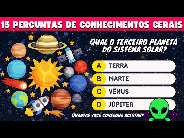 QUIZ 10 PERGUNTAS DE NIVEL FÁCIL - CONHECIMENTOS GERAIS