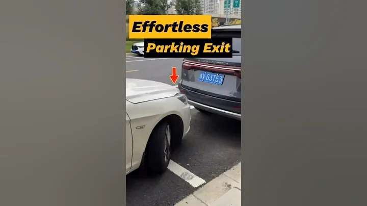 Easy Steps to Exit Tight Parking Spaces for Beginners #cardrivingtips #automobile #shorts