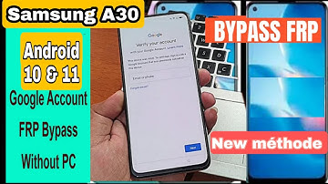 SAMSUNG A30 FRP Bypass/Google Account Remove Android 11 -Without PC